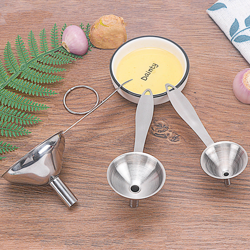Stainless Steel Three Piece Canning Funnels